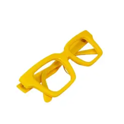 Celebrity Yellow Modern Eyeglasses - 56044 15 Celebrity Yellow Modern Eyeglasses at chashmah.com