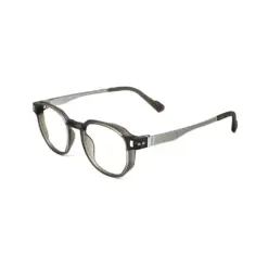Grey Round Affordable Eyeglasses