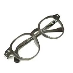 Grey Round Affordable Eyeglasses