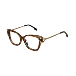 hexagon specs 116 Leopard Modern Eyeglasses For Women