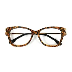 Leopard Modern Eyeglasses For Women - 6059 17 Leopard Modern Eyeglasses For Women