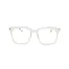 Matte White Oversized Eyeglasses Online at chashmah.com
