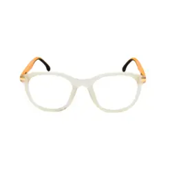 hexagon specs 143 matte white round eyeglasses online at chashmah.com