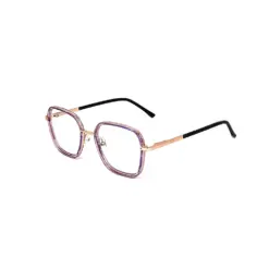 hexagon specs 125 Purple Eyeglasses For Women