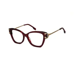 hexagon specs 113 Red Modern Eyeglasses For Women