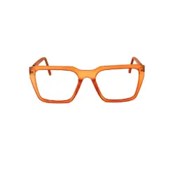 hexagon specs 155 Rust Orange Modern Style Eyeglasses