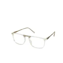 White Transparent Modern Eyeglasses