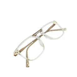 White Transparent Modern Eyeglasses