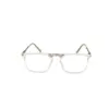 White Transparent Modern Eyeglasses