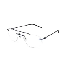 Premium Blue Rimless Eyeglasses - LDX046 14 Buy Blue Turban fit Rimless Eyeglasses Online