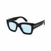 Sky Blue Bold Sunglasses at chashmah