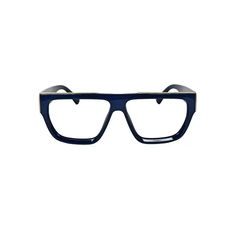 Trending Blue Bold Fashion Eyeglasses- k037 1 Trending Blue Bold Fashion Eyeglasses