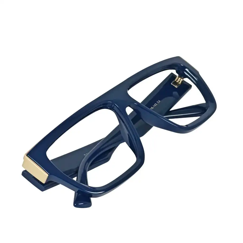 Trending Blue Bold Fashion Eyeglasses- k037 7 Trending Blue Bold Fashion Eyeglasses