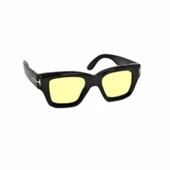 Yellow Black Bold Sunglasses at chashmah