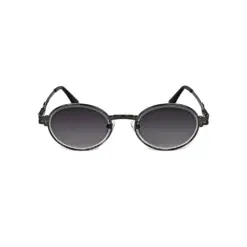 Buy Meow Black Round Sunglasses Online