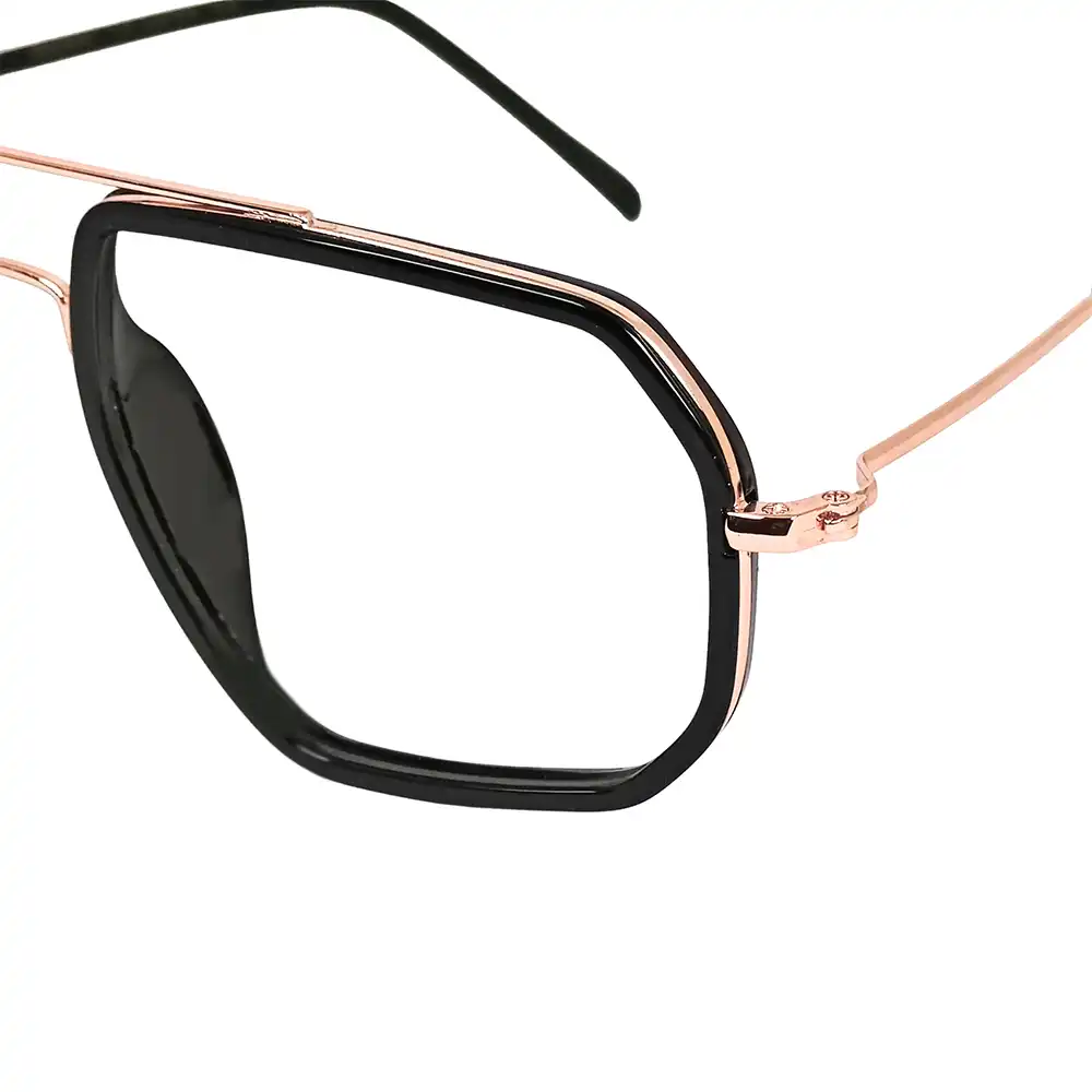 Black Fancy Turban Fit Eyeglasses -51004 5 Black Fancy Turban Fit Eyeglasses