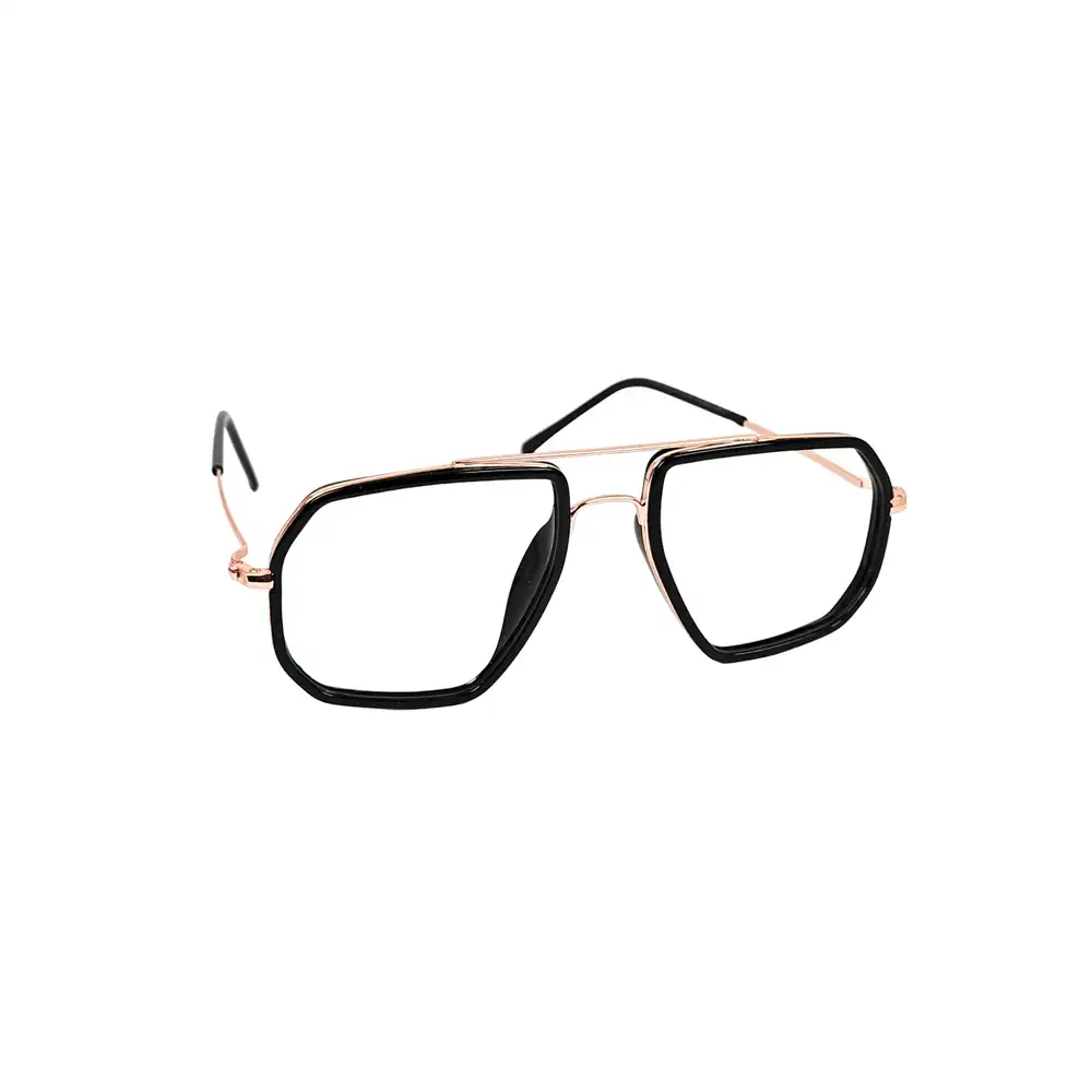 Black Fancy Turban Fit Eyeglasses -51004 3 Black Fancy Turban Fit Eyeglasses