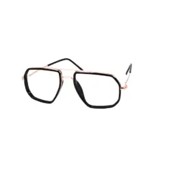 Black Fancy Turban Fit Eyeglasses -51004 10 Black Fancy Turban Fit Eyeglasses