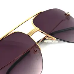 Black Fancy Turban Fit Sunglasses