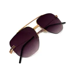 Black Fancy Turban Fit Sunglasses