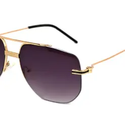 Black Fancy Turban Fit Sunglasses