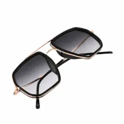 Black Gold Turban Fit Sunglasses