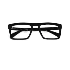 stylish black oversized eyeglasses - 2083