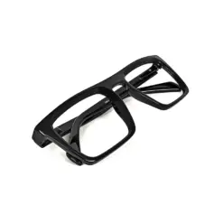 stylish black oversized eyeglasses - 2083