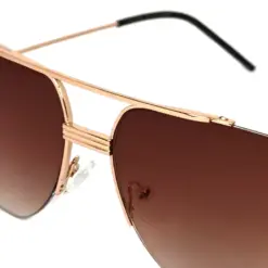 Brown Fancy Turban Fit Sunglasses at chashmah