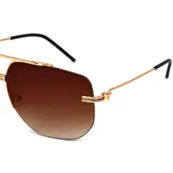 Brown Fancy Turban Fit Sunglasses at chashmah