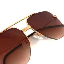 Brown Fancy Turban Fit Sunglasses at chashmah