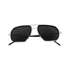 Buy Polarized Black Gold Turban Fit Sunglasses Online