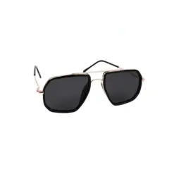 Buy Polarized Black Gold Turban Fit Sunglasses Online