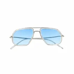 Buy Transparent White Blue Turban Fit Sunglasses Online
