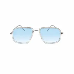 Buy Transparent White Blue Turban Fit Sunglasses Online