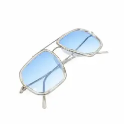 Buy Transparent White Blue Turban Fit Sunglasses Online