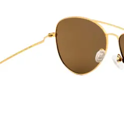 Buy Polarized Golden Brown Turban Friendly Sunglasses Online