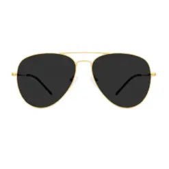 Buy Polarized Golden Black Turban Friendly Sunglasses Online