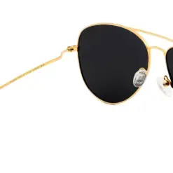 Buy Polarized Golden Black Turban Friendly Sunglasses Online