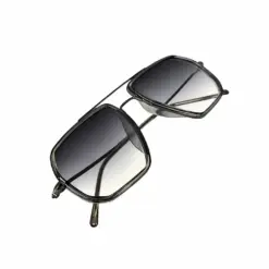 Buy Dark Grey Gradient Turban Fit Sunglasses Online