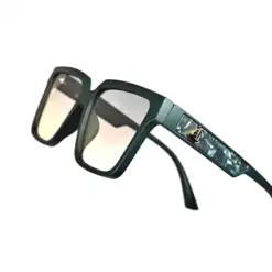 Green Oversized Women Sunglasses