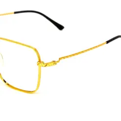 Golden Modern Turban Fit Eyeglasses