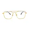 Golden Modern Turban Fit Eyeglasses