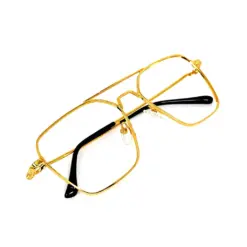 Golden Modern Turban Fit Eyeglasses