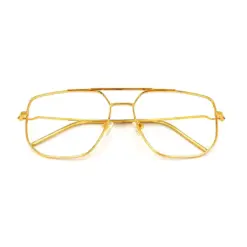 Golden Oversized Turban Fit Eyeglasses