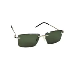 Green Turban Fit Rimless Sunglasses
