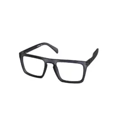 Alternative view of Grey Oversized Lightweight Eyeglasses - 2083