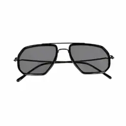 Gunmetal bLACK Turban Fit Sunglasses