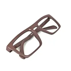 Brown Oversized Lightweight Eyeglasses