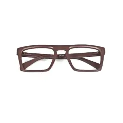 Brown Oversized Lightweight Eyeglasses